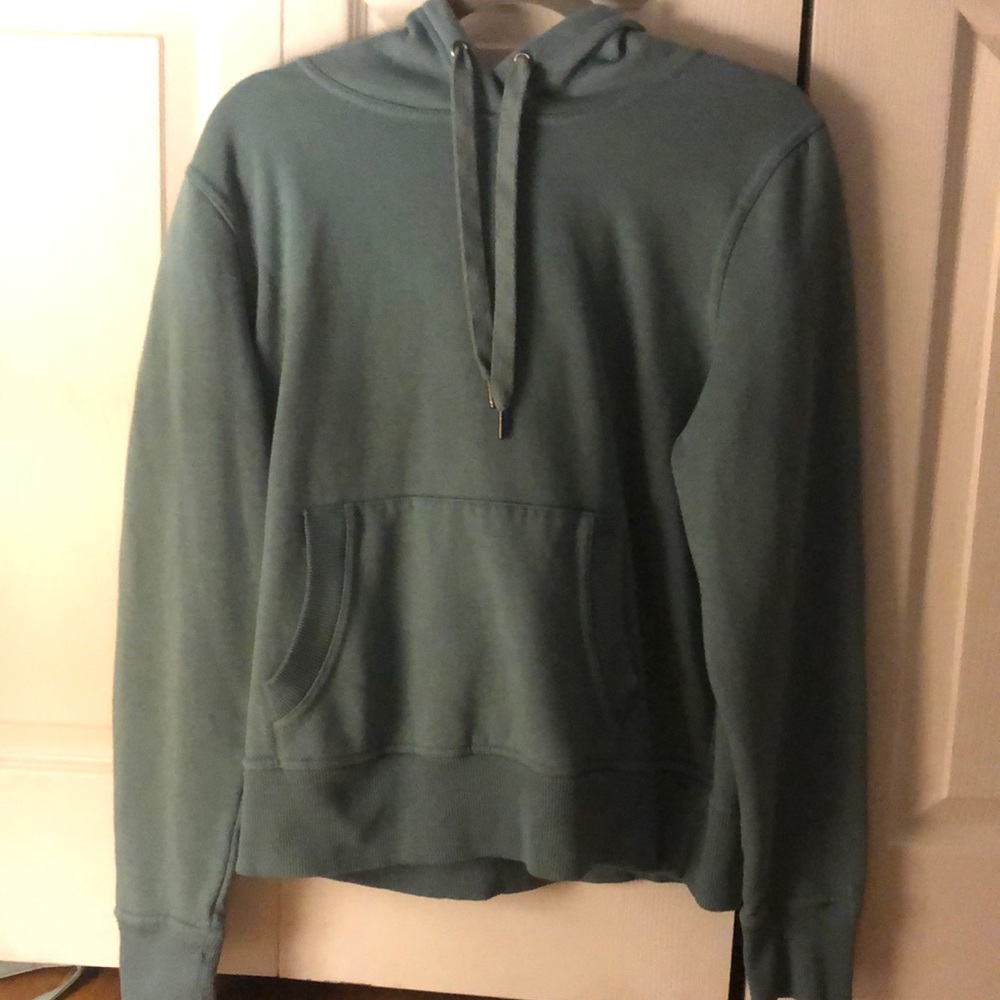 90 degree teal sweatshirt